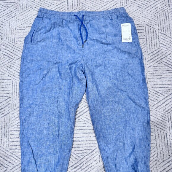 NWT - Athleta Retreat Linen Pants, Women's Size 20 - Picture 1 of 7